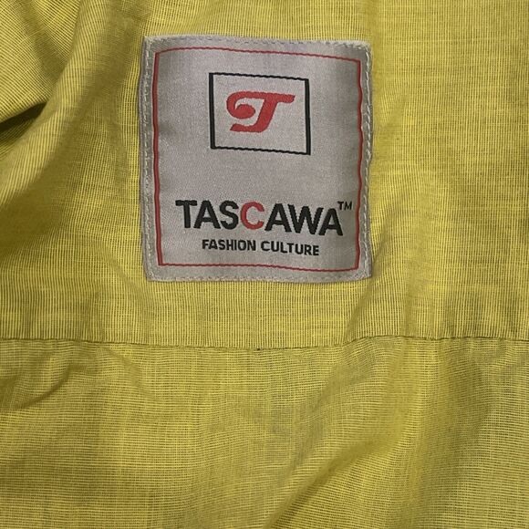 Mens mustard yellow button down shirt Tascawa Bollywood - Picture 10 of 10